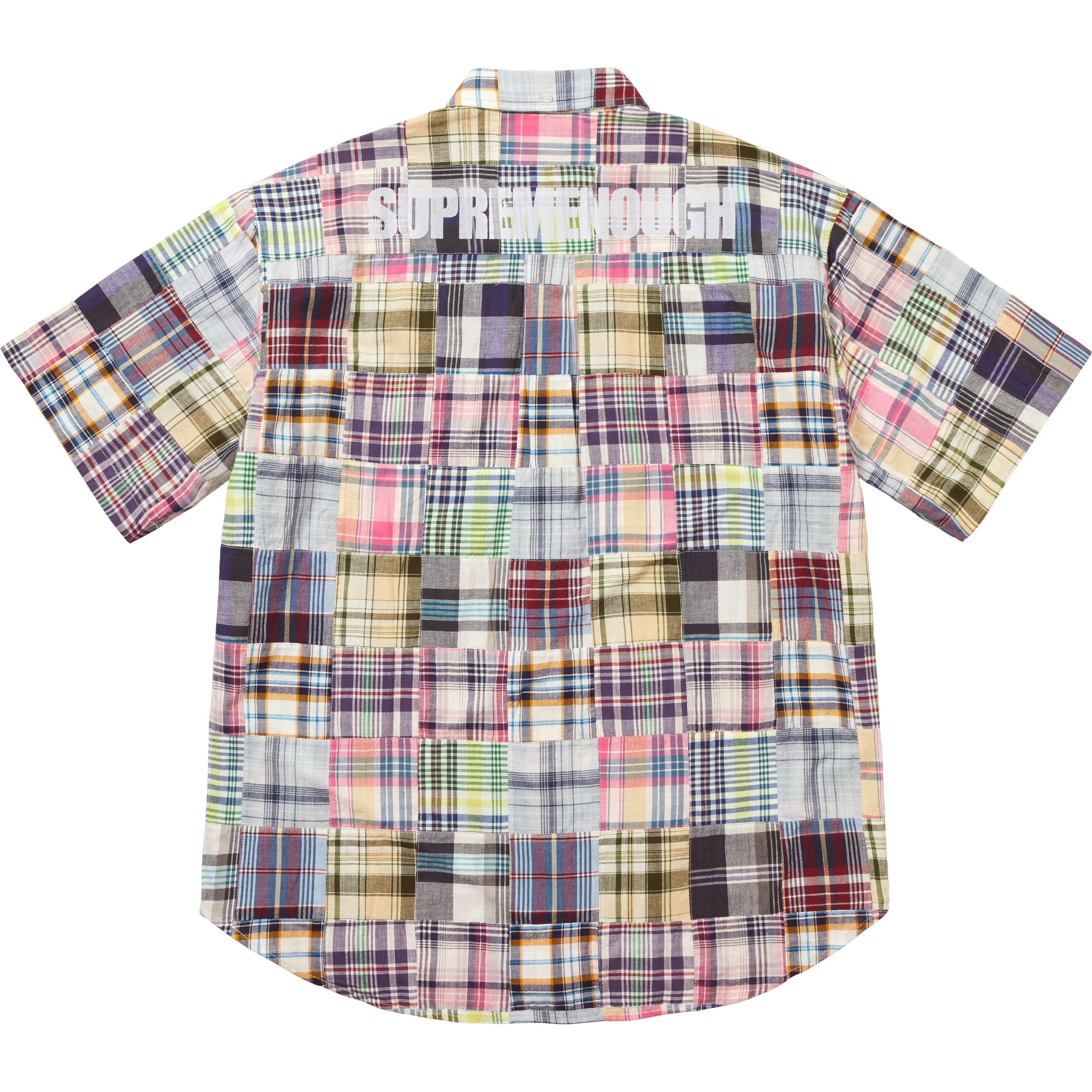 Supreme®/GOODENOUGH Patchwork Madras S/S Shirt view 14